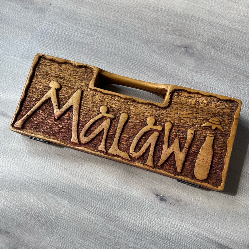 Handcrafted Mancala Wooden Board
